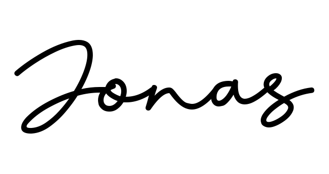 Signature de Jonas