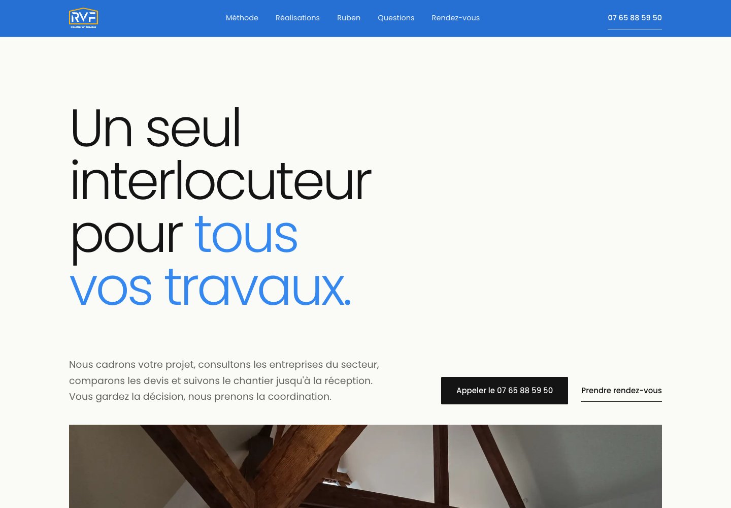 Capture du site RVF